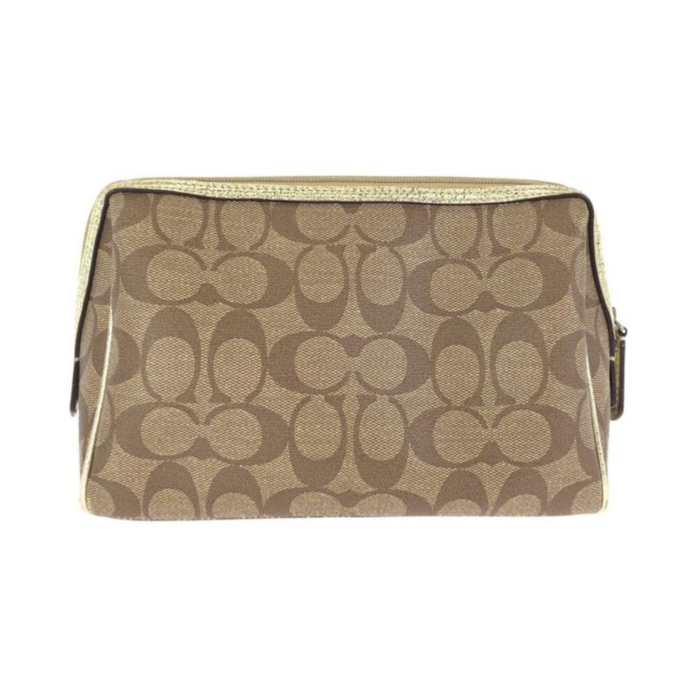 Coach Signature PVC Pouch - Picture 2 of 7